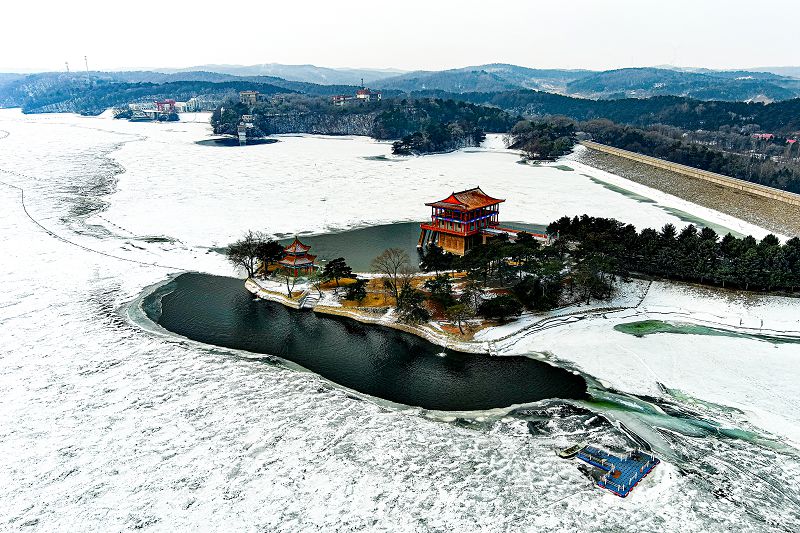 撫順冬日銀裝素裹生機盎然